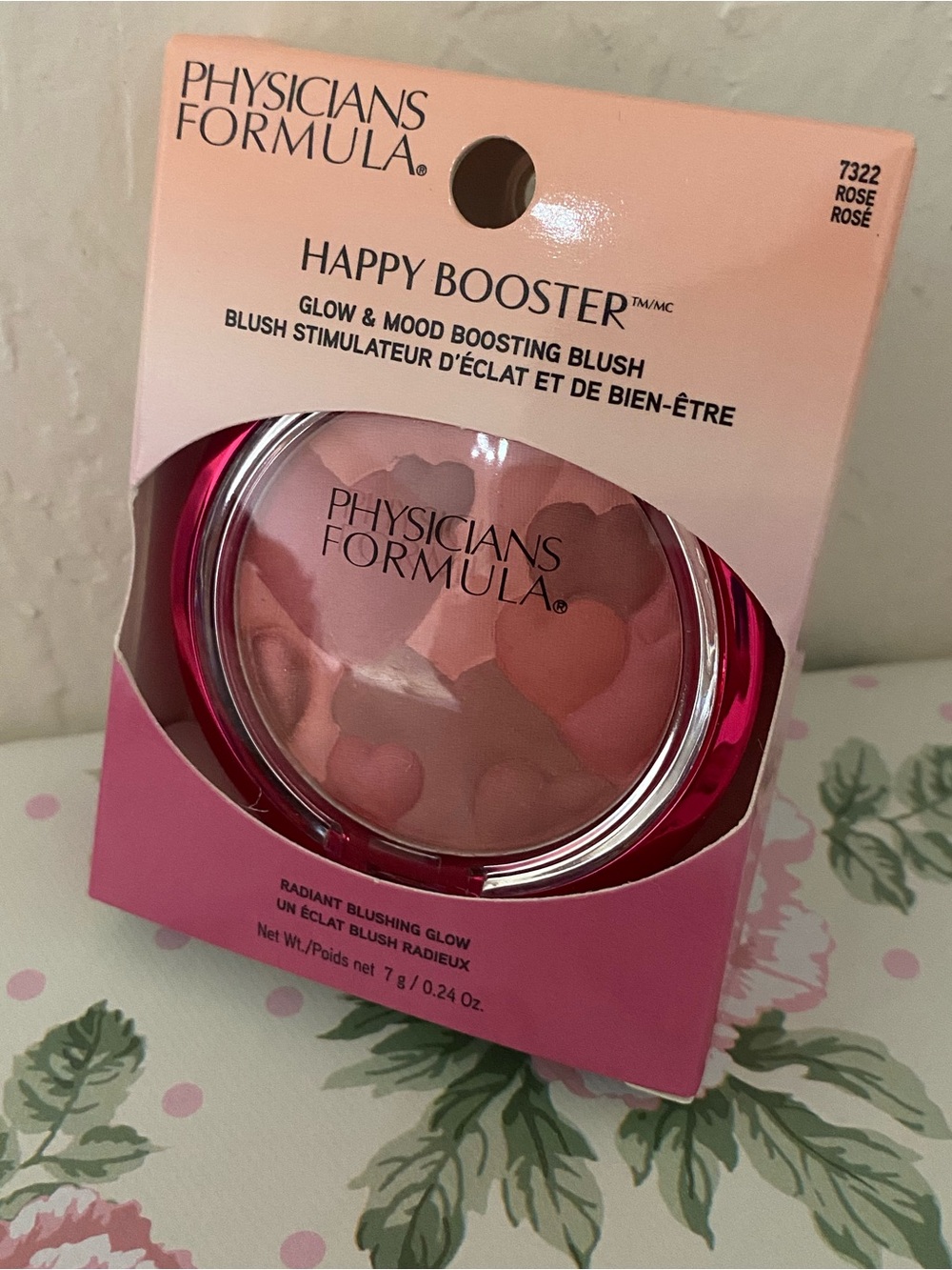 Physicians Formula “Rose” butter blush. Mood & Glow Booster New in Box!